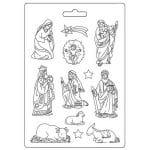 Stamperia Soft Maxi Mould 8.5"X11.5" - Bethlehem