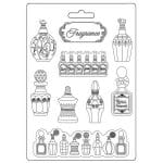 Stamperia Soft Maxi Mould 8.5"X11.5" - Rose Parfum Fragrance