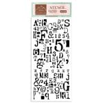 Stamperia Create Happiness Stencil 4.72"X9.84" by Vicki - Letter and Numbers