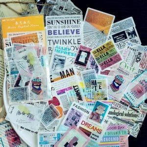 Journal Ephemera Stickers - Colourful (60 pcs)