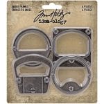 Tim Holtz ideaology Metal Gauge Frames 2"X2" 4/Pkg