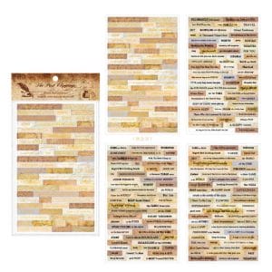 Sentiment Stickers - The past clippings