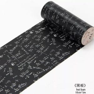 Washi Tape - Arithmetic (10 cm by 5 metres)