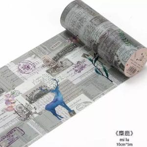 Washi Tape - Vintage Script (10 cm by 5 metres)