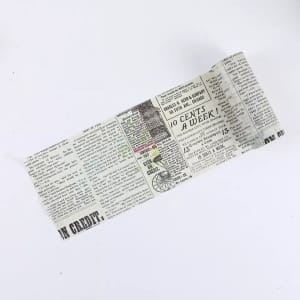 Washi Tape - Newsprint (10 cm by 2 metres)