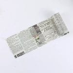 Washi Tape - Newsprint (10 cm by 2 metres)