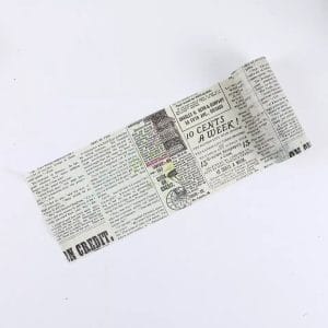 Washi Tape - Newsprint (10 cm by 2 metres)