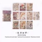 Vintage Translucent Paper Print (30 pcs) - Design 3