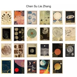 Journal Ephemera Stickers - Planets (46 pcs)