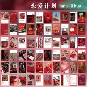 Journal Ephemera Clear PET Sticker Pack (60 pcs) - Love Plan