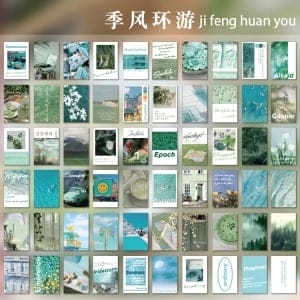 Journal Ephemera Clear PET Sticker Pack (60 pcs) - Monsoon Travel Around