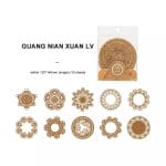 Laser Die cuts for Journalling (10 pcs) - Lace Circles