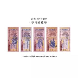 Ticket Collection Memo Pad - Design 5