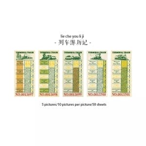 Ticket Collection Memo Pad - Design 6