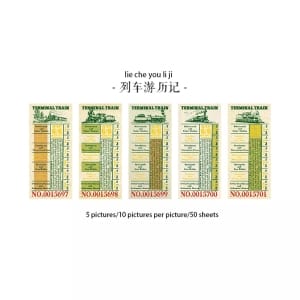 Ticket Collection Memo Pad - Design 6