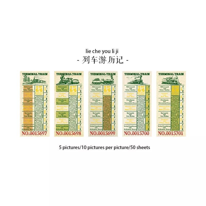 Ticket Collection Memo Pad - Design 6 ticket collection memo pad HGD PWCJ008 Ticket Collection Memo Pad - Design 6