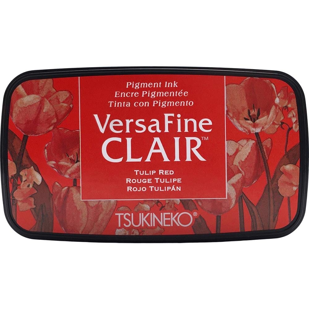VersaFine Clair Ink Pad - Tulip Red versafine Clair ink pad tulip red VersaFine Clair Ink Pad - Tulip Red