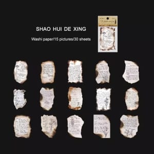 Journal Ephemera Stickers (30 pcs) - Torn Pages