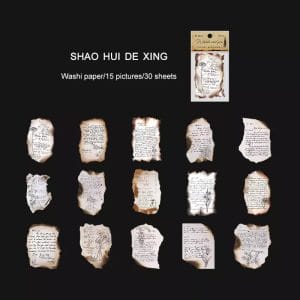 Journal Ephemera Stickers (30 pcs) - Torn Pages