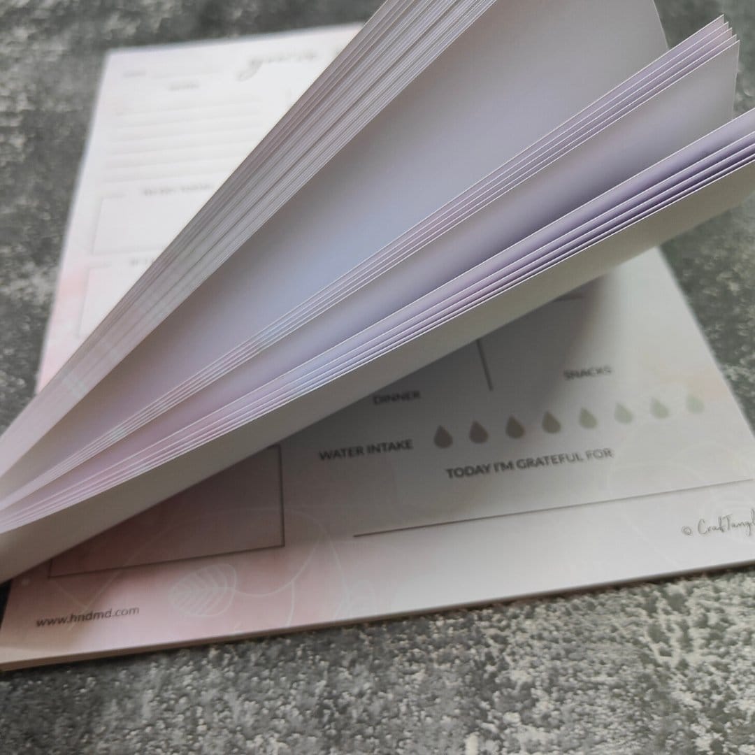 CrafTangles A4 Daily Planner - Abstract Flowers Planner Weekly Abstract Flowers CTPlanAF Daily 1 Planner_Weekly_Abstract_Flowers_CTPlanAF-Daily_1