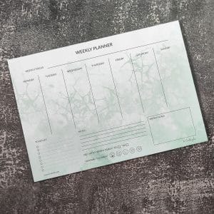 CrafTangles A4 Weekly Planner - Soothing Wave