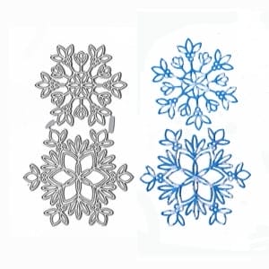 Steel Dies - Snowflakes (Set of 2 dies) (XY1000)