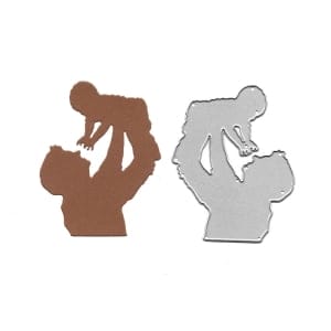 Steel Dies - Father with Baby