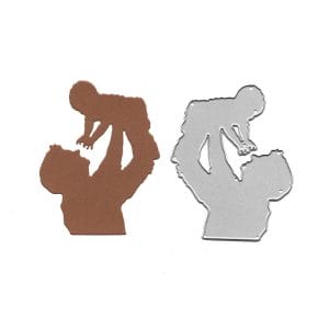 Steel Dies - Father with Baby