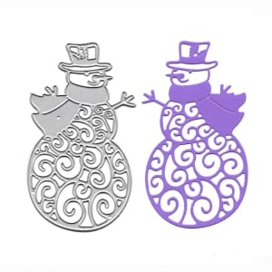 Steel Dies - Snowman (XY825)