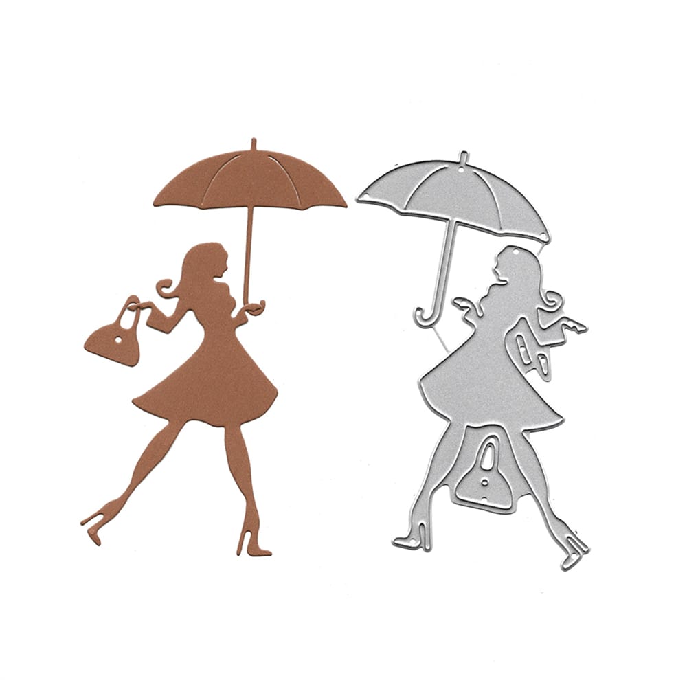 Steel Dies - Shopping Girl XY853 steel cutting dies Steel Dies - Shopping Girl