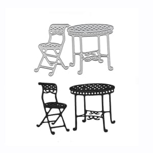 Steel Cutting Dies - Table and Chair (Set of 2 dies)