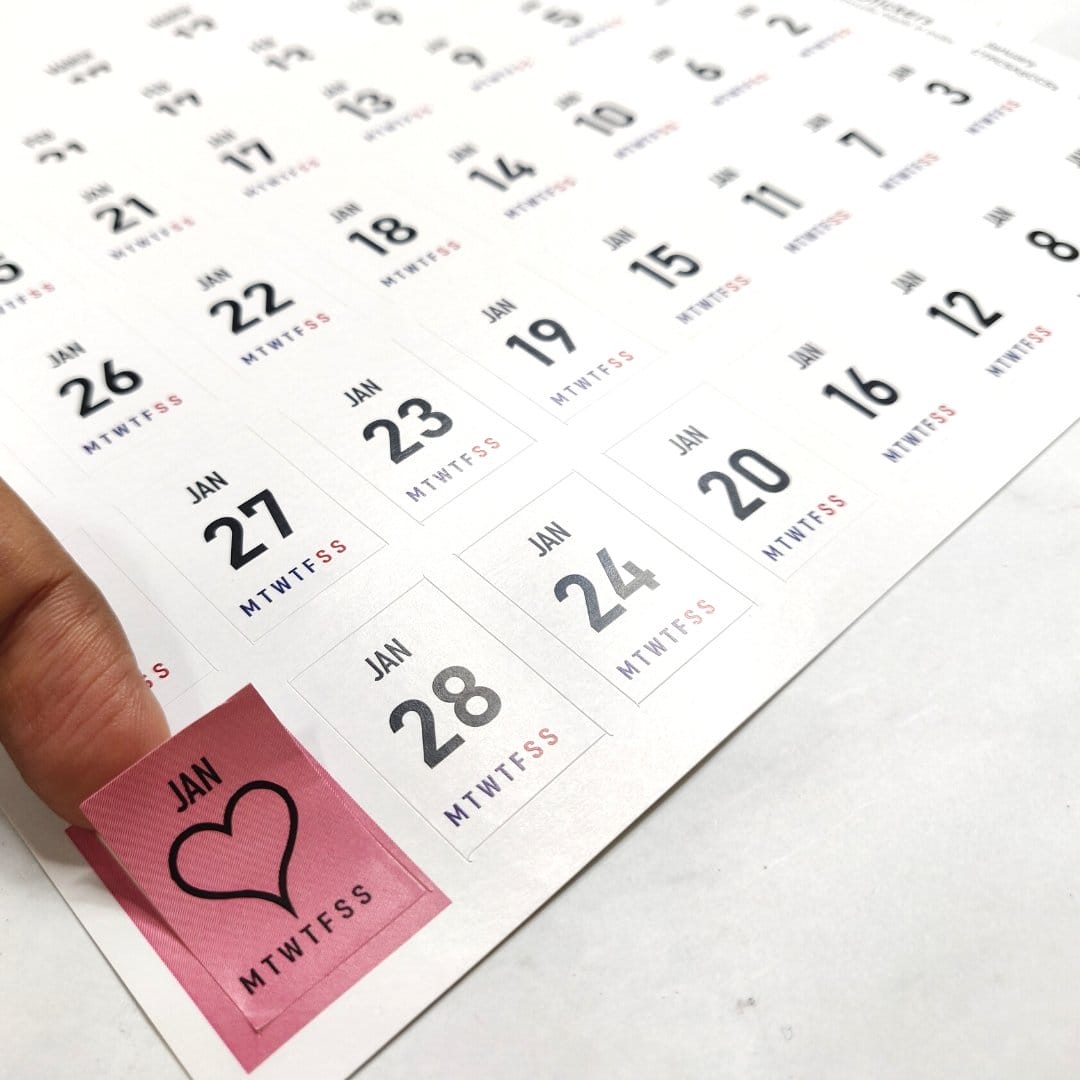 CrafTangles Precut Journal Stickers - Calendar - 365 Days or Dates (Undated) CrafTangles Stickers 365 Days Undated 2 CrafTangles_Stickers_365_Days_Undated_2