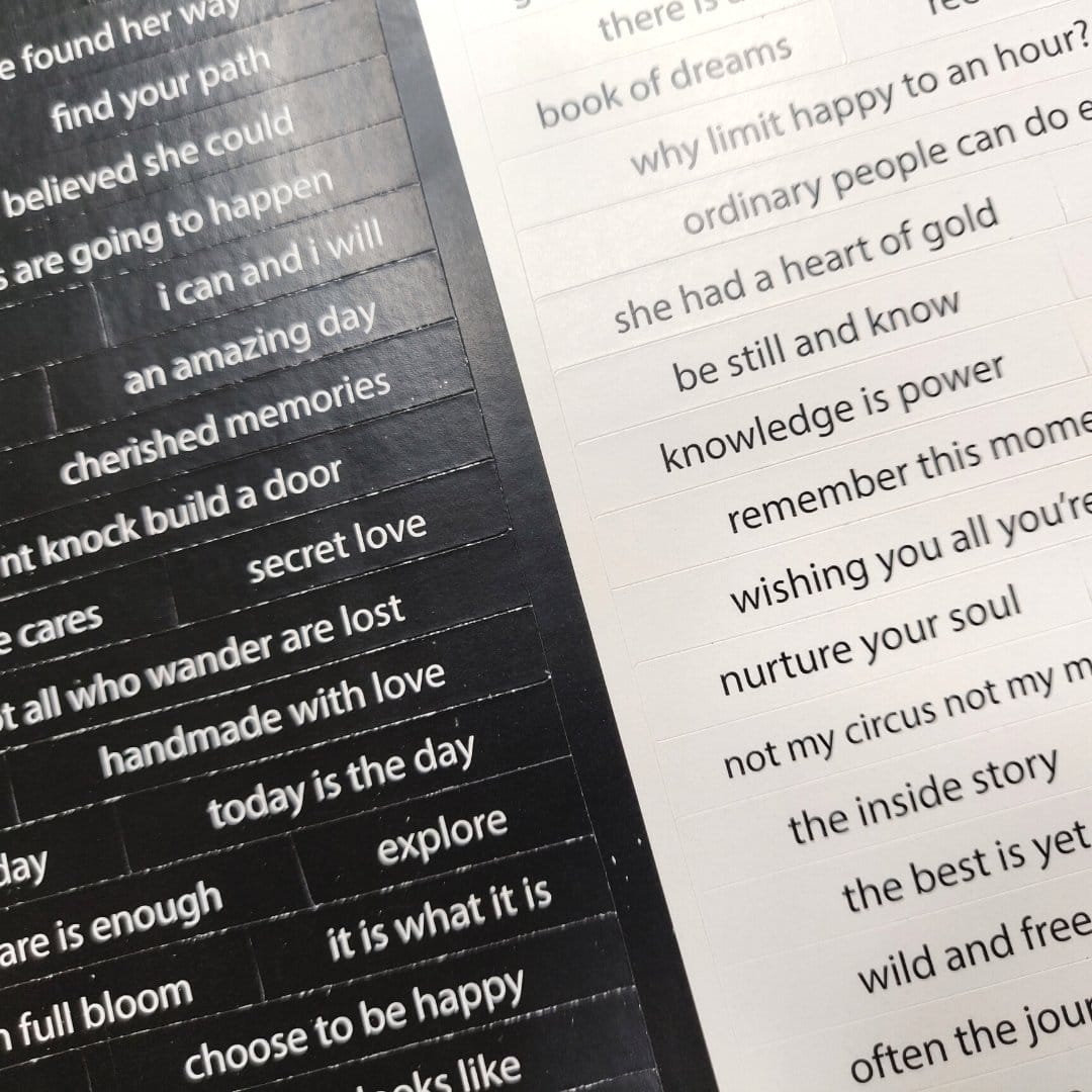 CrafTangles Precut Journal Stickers - ChitChat Sentiments 4 CrafTangles Stickers Chit Chat Sentiments 4 1 CrafTangles_Stickers_Chit_Chat_Sentiments_4-1