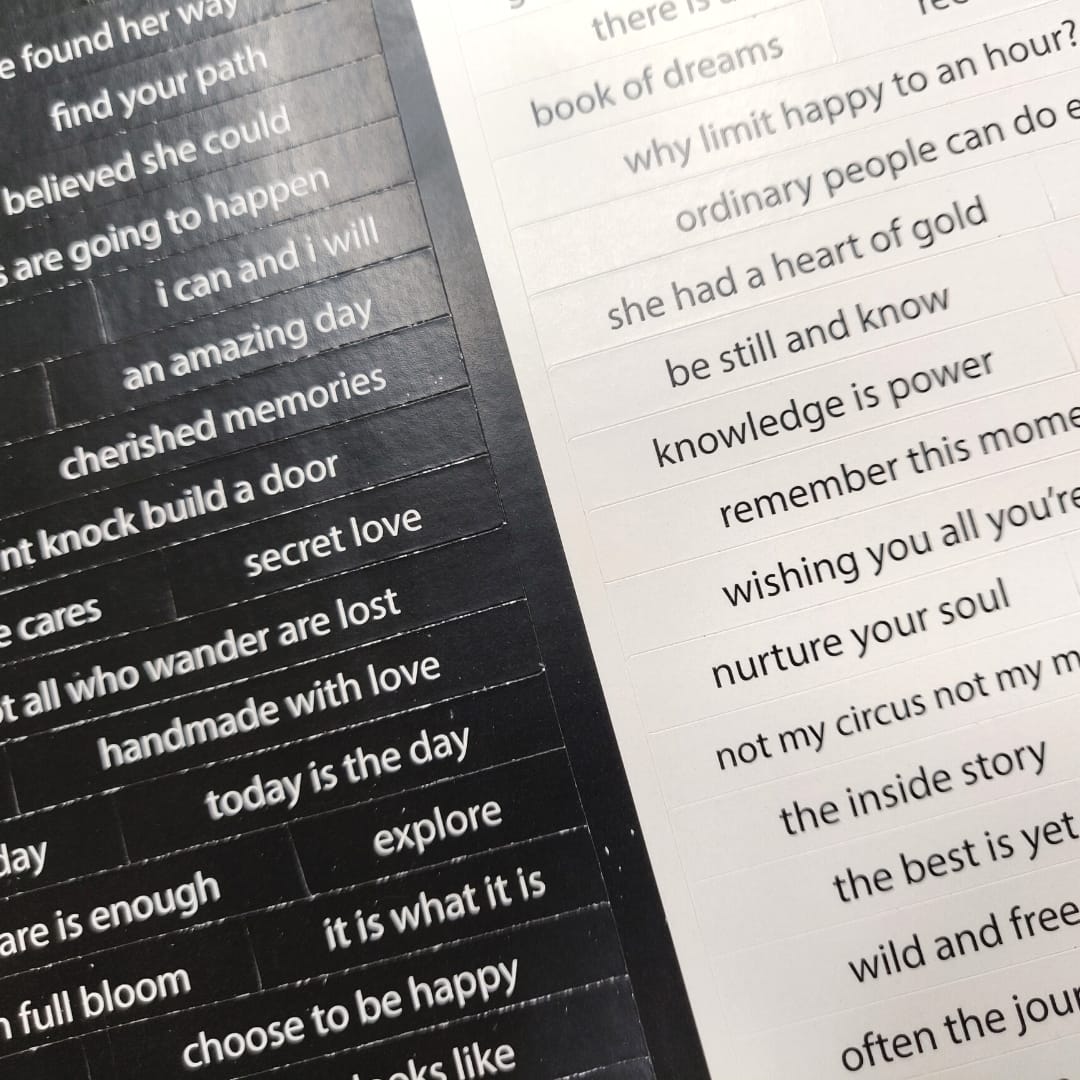 CrafTangles Precut Journal Stickers - ChitChat Sentiments Combo (544 stickers) CrafTangles Stickers Chit Chat Sentiments 4 1 CrafTangles_Stickers_Chit_Chat_Sentiments_4-1