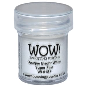Wow Embosing Powder - Super Fine - Opaque Bright White