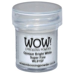 Wow Embosing Powder - Super Fine - Opaque Bright White