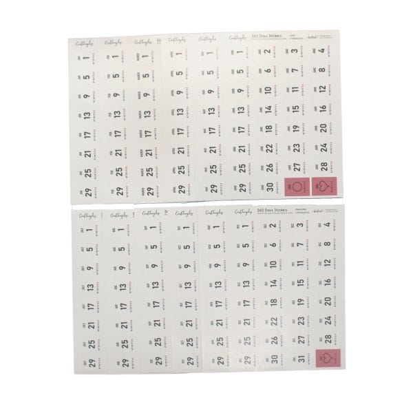 calendar stickers alt