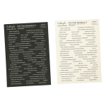 CrafTangles Precut Journal Stickers - ChitChat Sentiments 2