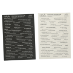 CrafTangles Precut Journal Stickers - ChitChat Sentiments 4