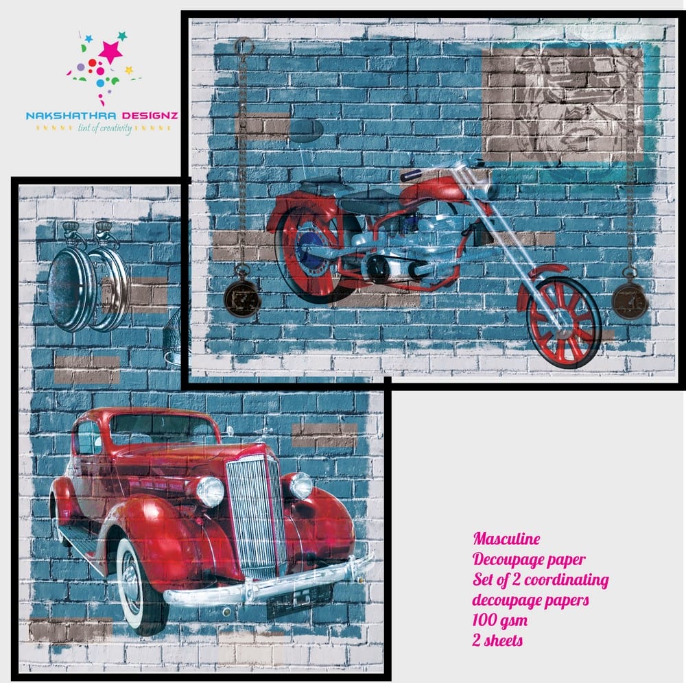 Nakshathra Designz Decoupage paper - Masculine nakshatra Desing decoupage paper masculine Copy Nakshathra Designz Decoupage paper - Masculine