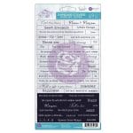 Prima Aquarelle Dreams Chipboard Stickers 49/Pkg