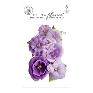 Prima Marketing Mulberry Paper Flowers - Passion/Aquarelle Dreams