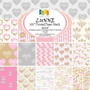 6by6 Paper Pack - Lunne (Set of 45 sheets)