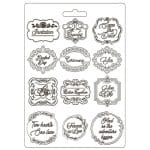 Stamperia Soft Maxi Mould 8.5"X11.5" - Plates, You and Me