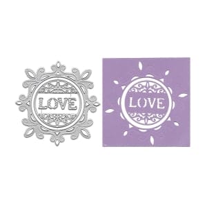 Steel Cutting Dies - Love Ornate Frame (Set of 2 dies)