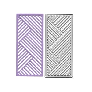 Steel Background Dies - Stripes Grid