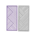 Steel Background Dies - Stripes Grid