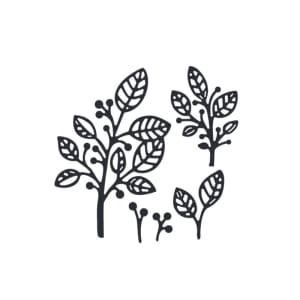 Steel Cutting Dies - Skeleton Leaves (Set of 5 dies)