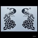 A4 Stencil - Peacock (JSPA407)