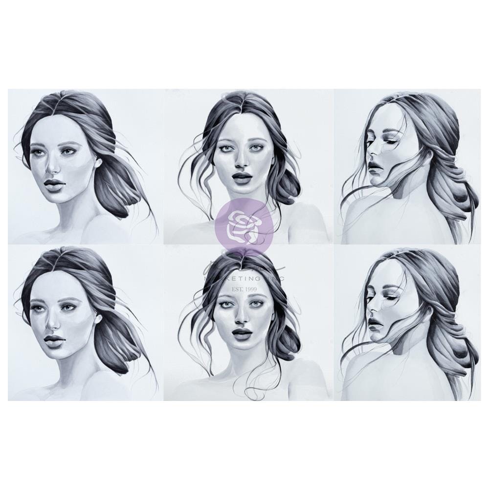 Prima Marketing Sharon Ziv Decoupage Tissue Paper 30"X19.5" - She